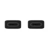 Cable USB C vers USB C, longueur 1m, charge ultra rapide 45W Coloris Noir EP-DN975BBEGWW