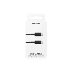 Cable USB C vers USB C, longueur 1m, charge ultra rapide 45W Coloris Noir EP-DN975BBEGWW