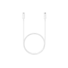 Cable USB C vers USB C, longueur 1m, charge ultra rapide 45W Coloris Blanc EP-DN975BWEGWW