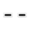 Cable USB C vers USB C, longueur 1m, charge ultra rapide 45W Coloris Blanc EP-DN975BWEGWW