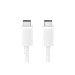 Cable USB C vers USB C, longueur 1m, charge ultra rapide 45W Coloris Blanc EP-DN975BWEGWW