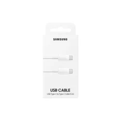 Cable USB C vers USB C, longueur 1m, charge ultra rapide 45W Coloris Blanc EP-DN975BWEGWW