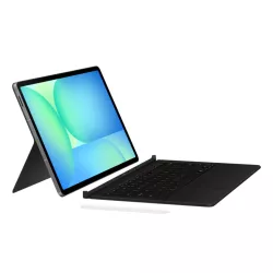Book Cover Keyboard avec Touch Pad, clavier amovible avec touche Galaxy AI Coloris Noir pour Galaxy Tab S10 FE+ EF-DX625BBEGFR