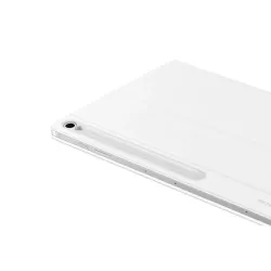 Book Cover Keyboard avec Touch Pad, clavier amovible avec touche Galaxy AI Coloris Blanc pour Galaxy Tab S10 FE+ EF-DX625BWEGFR