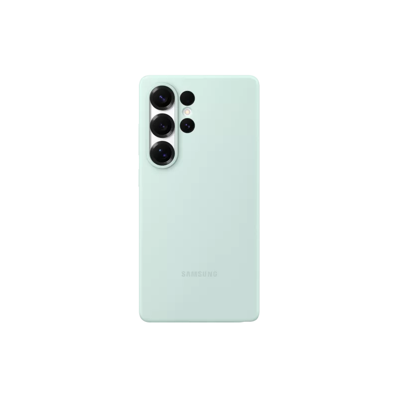 Coque silicone pour Samsung S25 Ultra vert