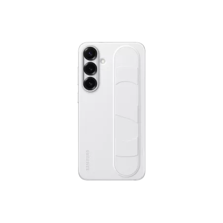 Coque avec lanière et support pour Galaxy S25+ Blanc