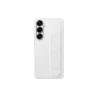 Coque avec lanière et support pour Galaxy S25+ Blanc