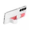 Coque avec lanière et support pour Galaxy S25+ Blanc