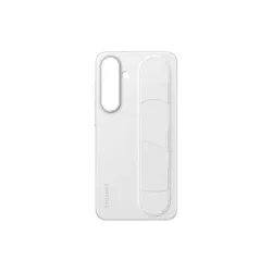 Coque avec lanière et support pour Galaxy S25+ Blanc