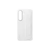 Coque avec lanière et support pour Galaxy S25+ Blanc