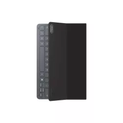 Book Cover Keyboard Slim sans Touch Pad, clavier non-amovible avec touche Galaxy AI Coloris Noir pour Galaxy Tab S11