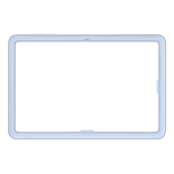 Coque avec bords renforcés fonction Stand Coloris Bleu pour Galaxy Tab S11 Ultra EF-JX930CLEGWW