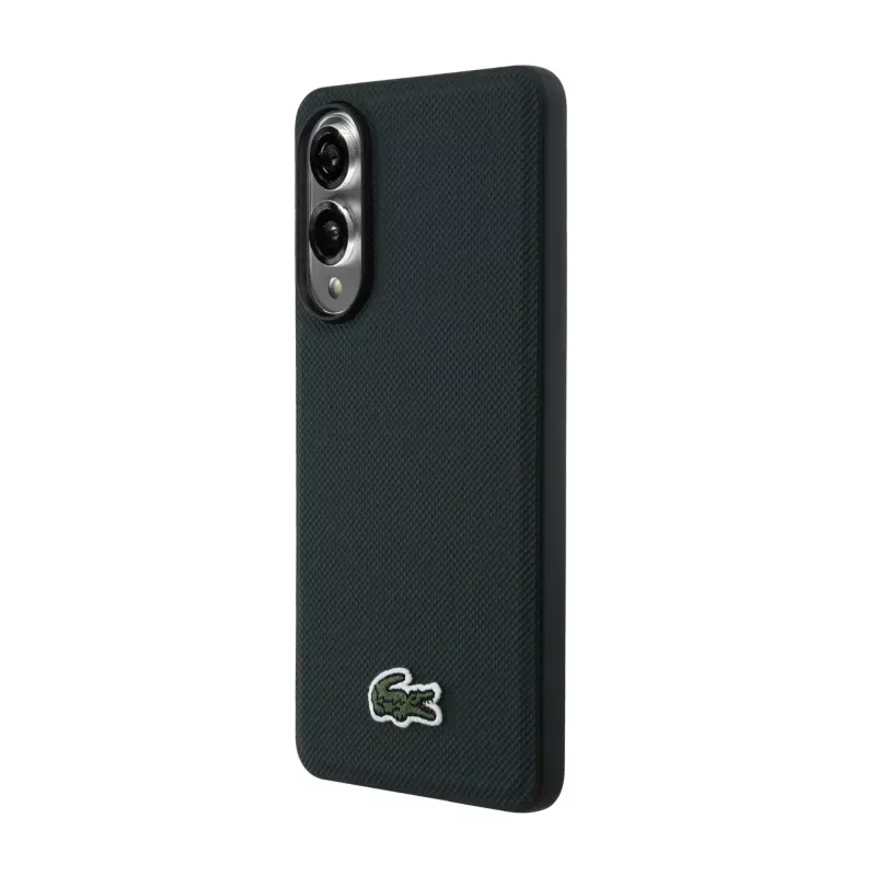 Coque magnétique Petit Piqué Lacoste Coloris Sinople pour Galaxy S25 Edge GP-LCHMS25PVCE