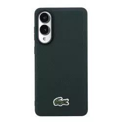 Coque magnétique Petit Piqué Lacoste Coloris Sinople pour Galaxy S25 Edge GP-LCHMS25PVCE