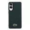 Coque magnétique Petit Piqué Lacoste Coloris Sinople pour Galaxy S25 Edge GP-LCHMS25PVCE