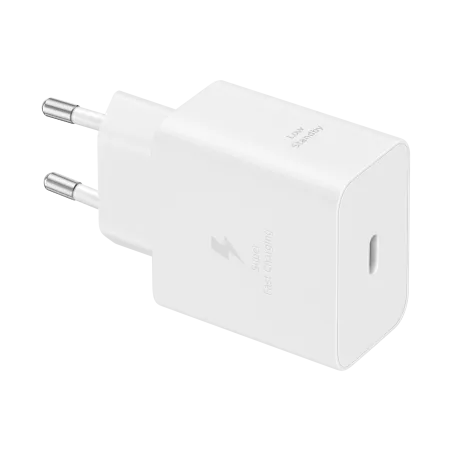 Chargeur Secteur 45W Type C, GaN avec câble 45W, 1,8M Coloris Blanc EP-T4511XWEGEU