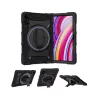 Coque arrière noire ultra renforcée plus sangle rotative & fonction Stand Designed for Samsung pour Galaxy Tab A11+…