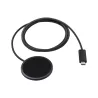 Pad Induction 25W 'Magnet' Gris foncé pour Galaxy S, Z et Buds câble inclus SAMSUNG EP-P2900BBEGWW