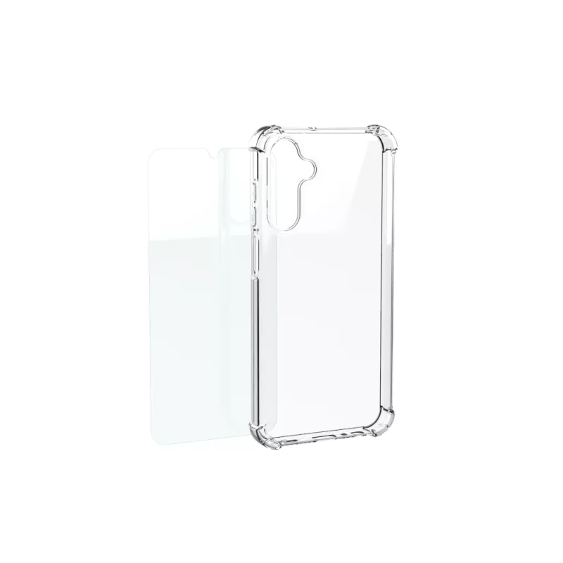 Pack coque transparente + verre trempé 'Designed for Samsung' pour Galaxy A17 4G/5G GP-FPA176AEHTW