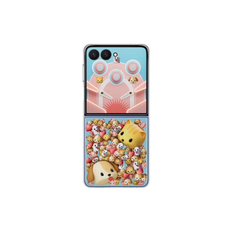 Coque personnalisable Galaxy Z Flip7 Coloris Transparent SAMSUNG EF-ZF766CTEGWW