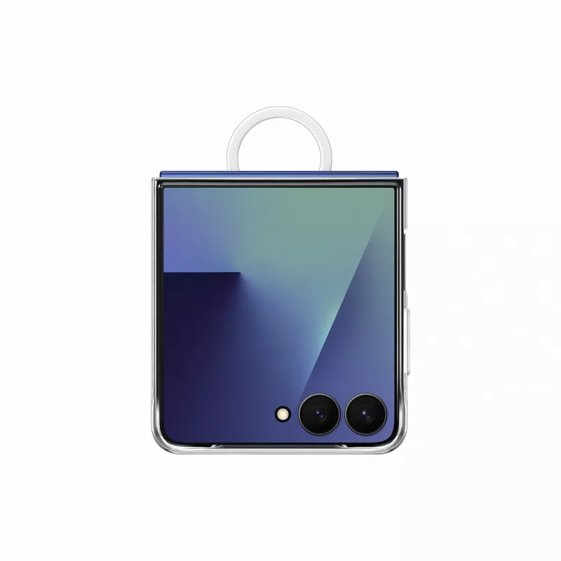 Coque personnalisable avec anneau pour Galaxy Z Flip7 Coloris Transparent SAMSUNG EF-QF766CTEGWW