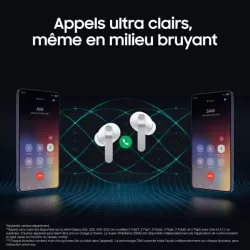 SAMSUNG Ecouteurs Galaxy Buds 4 Pro Coloris Noir SM-R640NZKAXEF