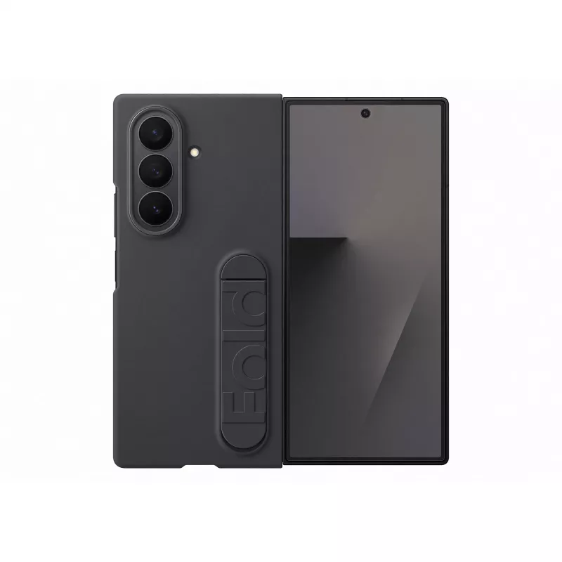 Coque en silicone avec support (+ film de protection AR) Couleur Noir SAMSUNG EF-MF966CBEGWW