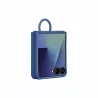 Galaxy Z Flip7 Coque silicone avec anneau Samsung Bleu Nuit EF-PF766TNEGWW