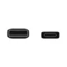 Câble de charge USB Type-A vers TypeC 1.5m 15W Charge rapide - Noir SAMSUNG EP-DG930IBEGWW