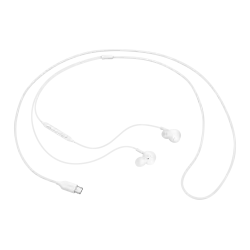 Ecouteurs intra auriculaires filair Cable tissu Blanc Sound by AKG, USB type C SAMSUNG - EO-IC100BWEGEU