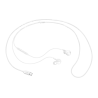 Ecouteurs intra auriculaires filair Cable tissu Blanc Sound by AKG, USB type C SAMSUNG - EO-IC100BWEGEU
