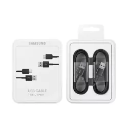 Lot de 2 Câbles USB 2.0 vers USB-C 1,5m Charge rapide - Noir SAMSUNG EP-DG930MBEGWW