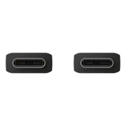 Câble de charge USB-C vers USB-C, longueur 1,8m, charge rapide 25W Coloris Noir SAMSUNG EP-DX310JBEGEU