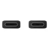 Câble de charge USB-C vers USB-C, longueur 1,8m, charge rapide 25W Coloris Noir SAMSUNG EP-DX310JBEGEU