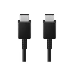 Câble de charge USB-C vers USB-C, longueur 1,8m, charge rapide 25W Coloris Noir SAMSUNG EP-DX310JBEGEU