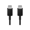 Câble de charge USB-C vers USB-C, longueur 1,8m, charge rapide 25W Coloris Noir SAMSUNG EP-DX310JBEGEU