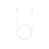 Câble de charge USB-C vers USB-C, longueur 1,8m, charge rapide 25W Coloris Blanc SAMSUNG EP-DX310JWEGEU