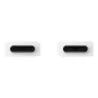 Câble de charge USB-C vers USB-C, longueur 1,8m, charge rapide 25W Coloris Blanc SAMSUNG EP-DX310JWEGEU