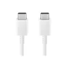 Câble de charge USB-C vers USB-C, longueur 1,8m, charge rapide 25W Coloris Blanc SAMSUNG EP-DX310JWEGEU