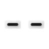 Câble de charge USB-C vers USB-C, longueur 1,8m, charge ultra rapide 45W Coloris Blanc SAMSUNG EP-DX510JWEGEU