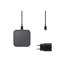 Pad Induction plat, Charge Rapide 15W (chargeur secteur non inclus) Coloris Noir SAMSUNG EP-P2400BBEGEU