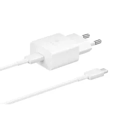 Chargeur Secteur 15W USB C (avec câble) Coloris Blanc SAMSUNG EP-T1510XWEGEU