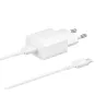 Chargeur Secteur 15W USB C (avec câble) Coloris Blanc SAMSUNG EP-T1510XWEGEU