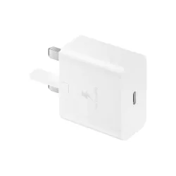 Chargeur Secteur 15W USB C (sans câble) Coloris Blanc SAMSUNG EP-T1510NWEGEU