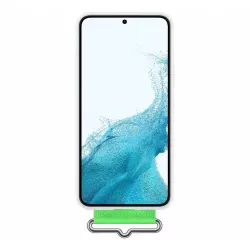 Galaxy S22 Coque silicone avec laniere Blanc SAMSUNG - EF-GS901TWEGWW