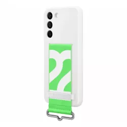 Galaxy S22 Coque silicone avec laniere Blanc SAMSUNG - EF-GS901TWEGWW