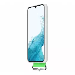 Galaxy S22 Coque silicone avec laniere Blanc SAMSUNG - EF-GS901TWEGWW