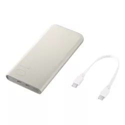 Batterie Externe 10 000 mAh Charge ULTRA rapide 25W USB typeC Charge 2 appareils simultane - BEIGE - EB-P3400XUEGEU