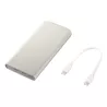 Batterie Externe 10 000 mAh Charge ULTRA rapide 25W USB typeC Charge 2 appareils simultane - BEIGE - EB-P3400XUEGEU