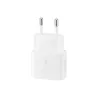 Chargeur secteur RAPIDE 25W Type C matériaux recyclés GaN sans câble Coloris Blanc SAMSUNG